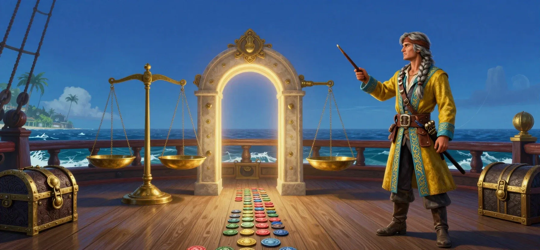 Cherry Casino bonus progress shown with colourful tokens and balanced game pieces