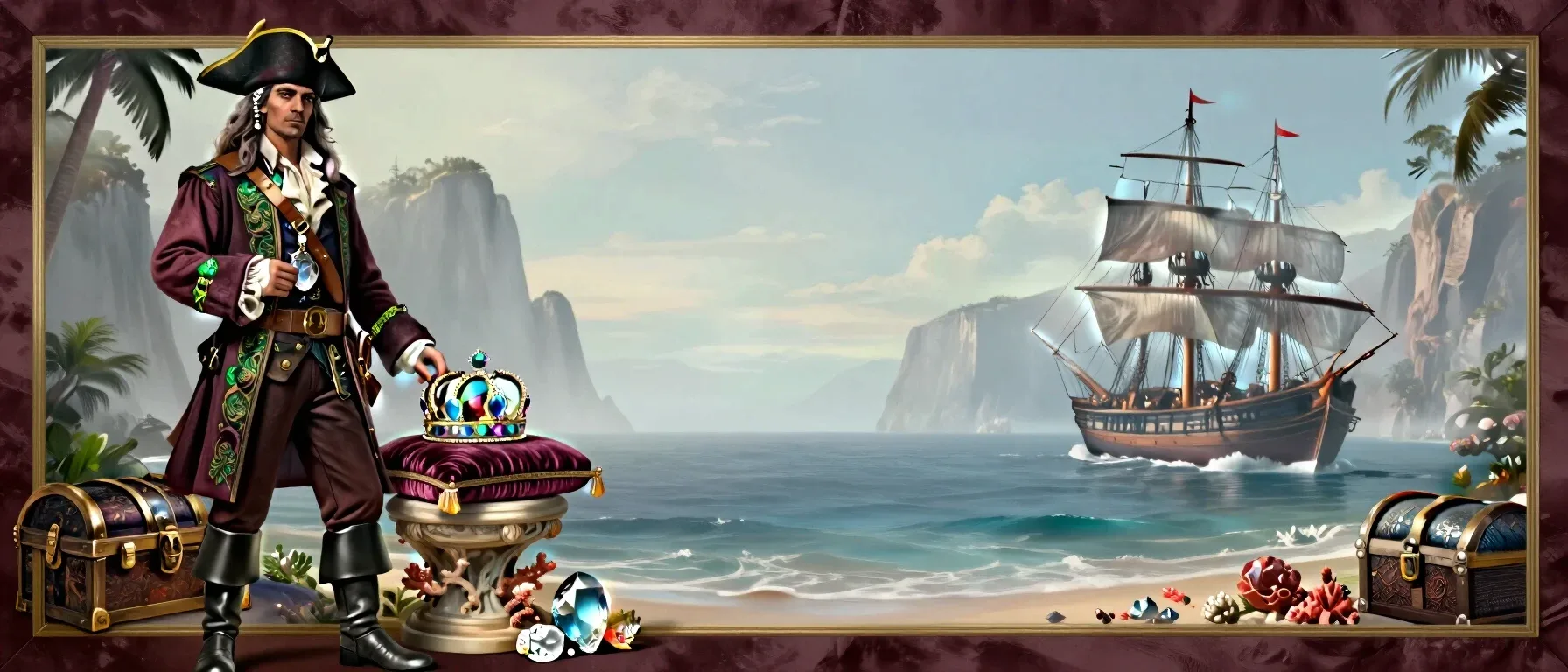 Cherry Casino loyalty programme with a crystal chest and coloured gems